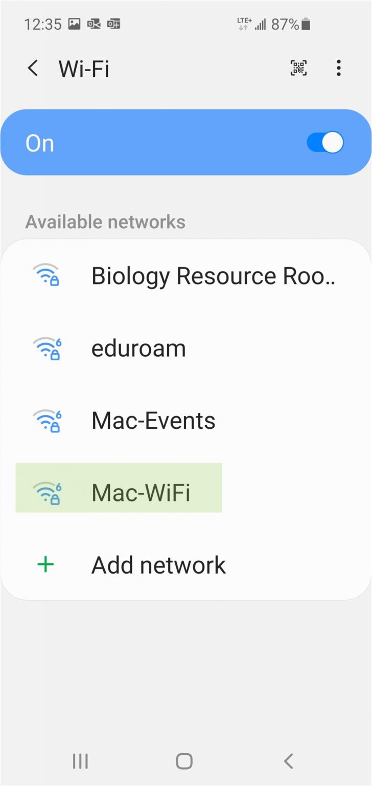 Connect to Wifi - UTS