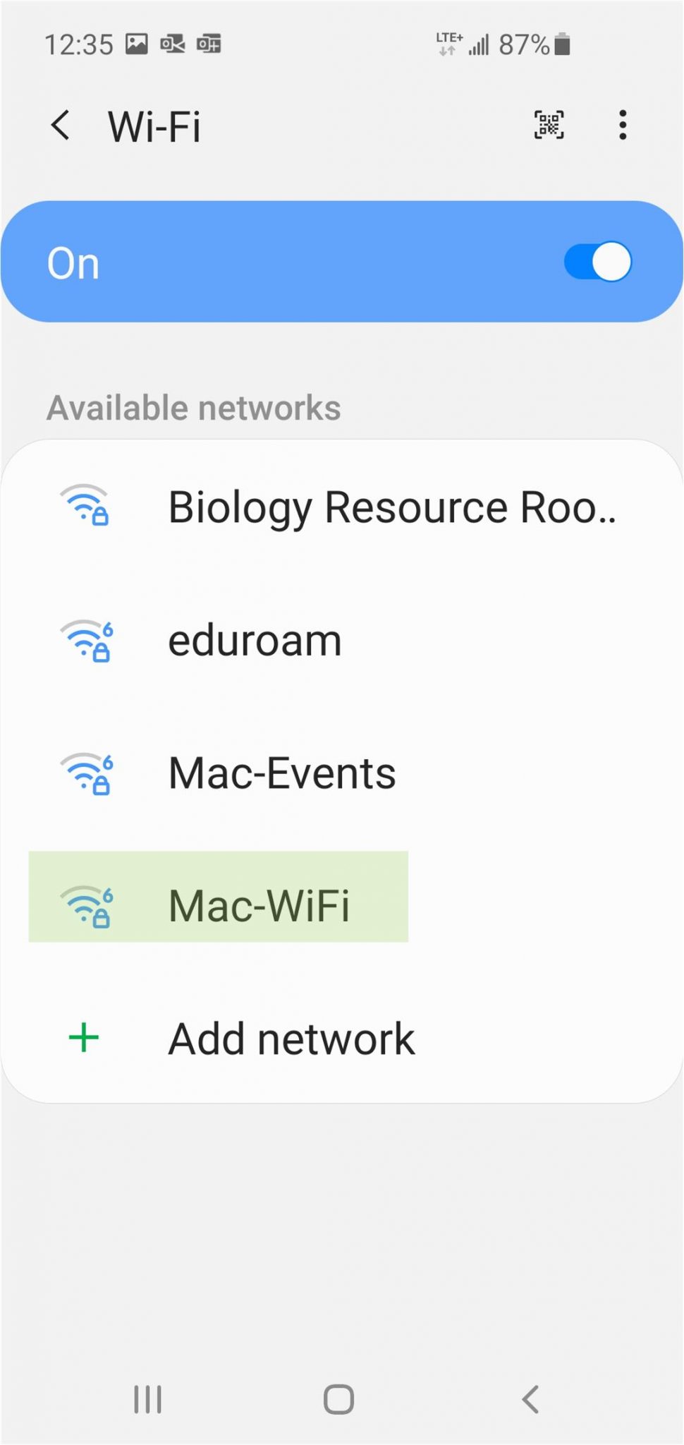 Connect to Wifi - UTS